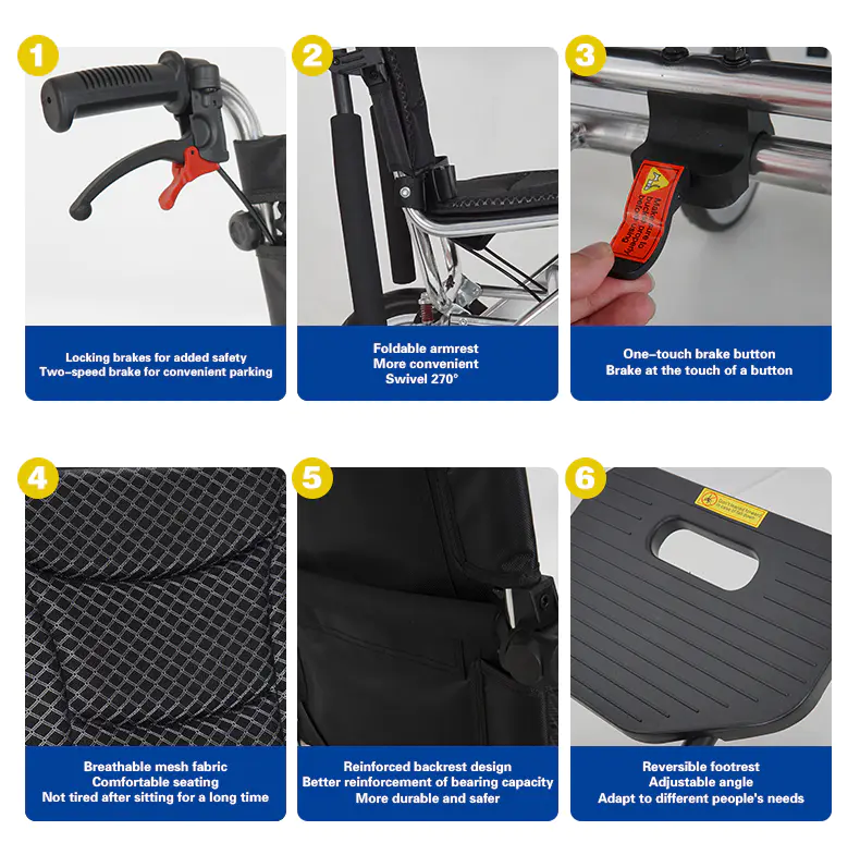 Foldable Lightweight Wheelchair Foldable Lightweight Wheelchair